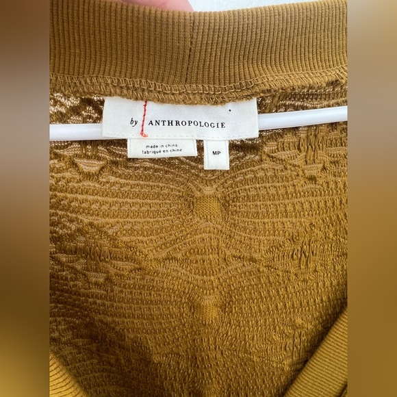 Anthropologie Golden V-Neck Sweater - Picture 8 of 16